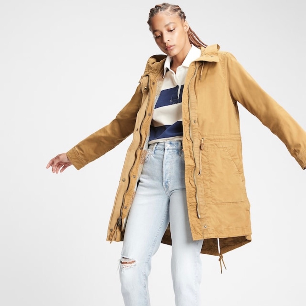 Boho Utility Parka Jacket NWT